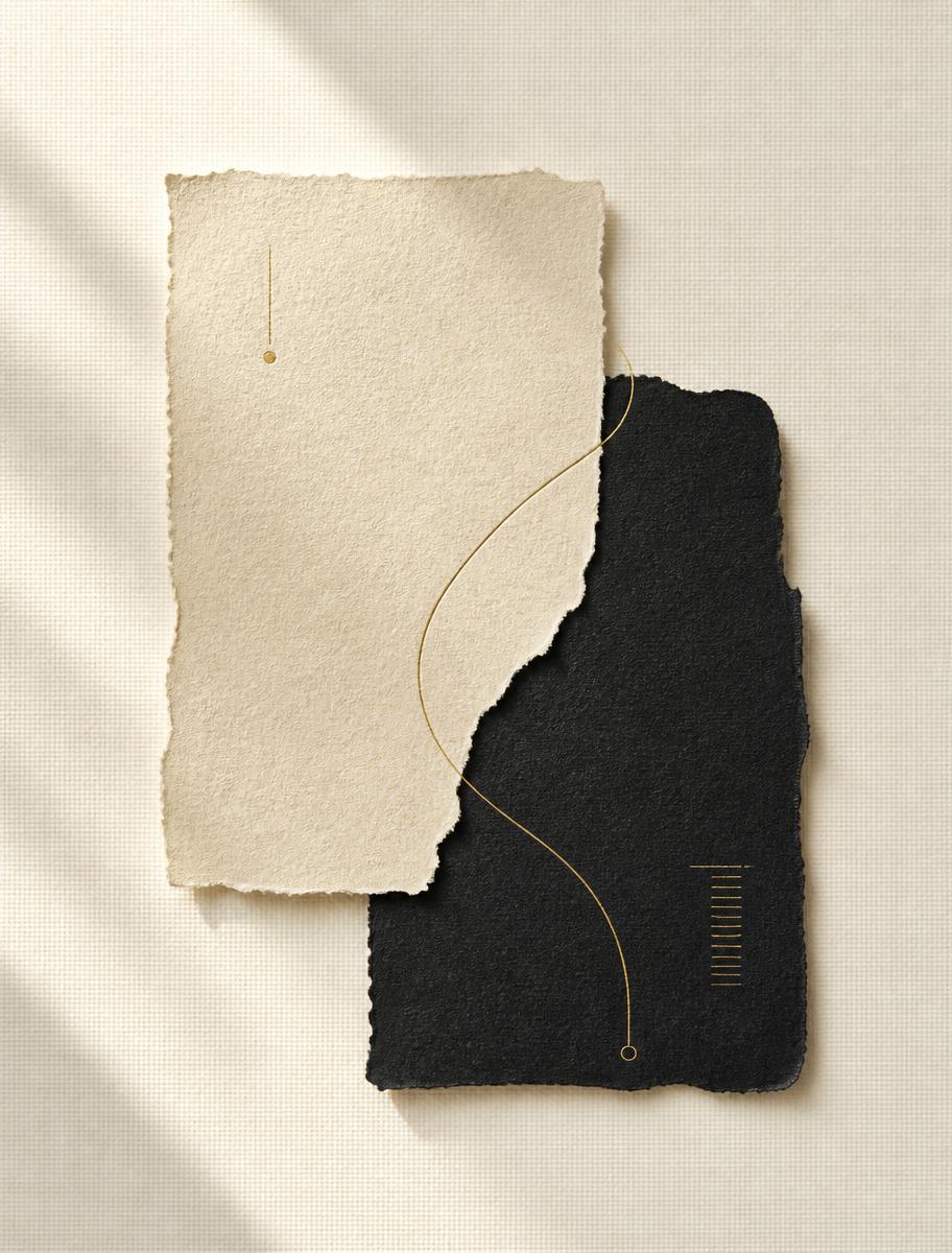Private Support, abstract editorial paper collage artwork